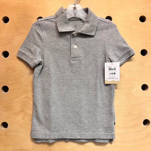 Heathered Grey Polo