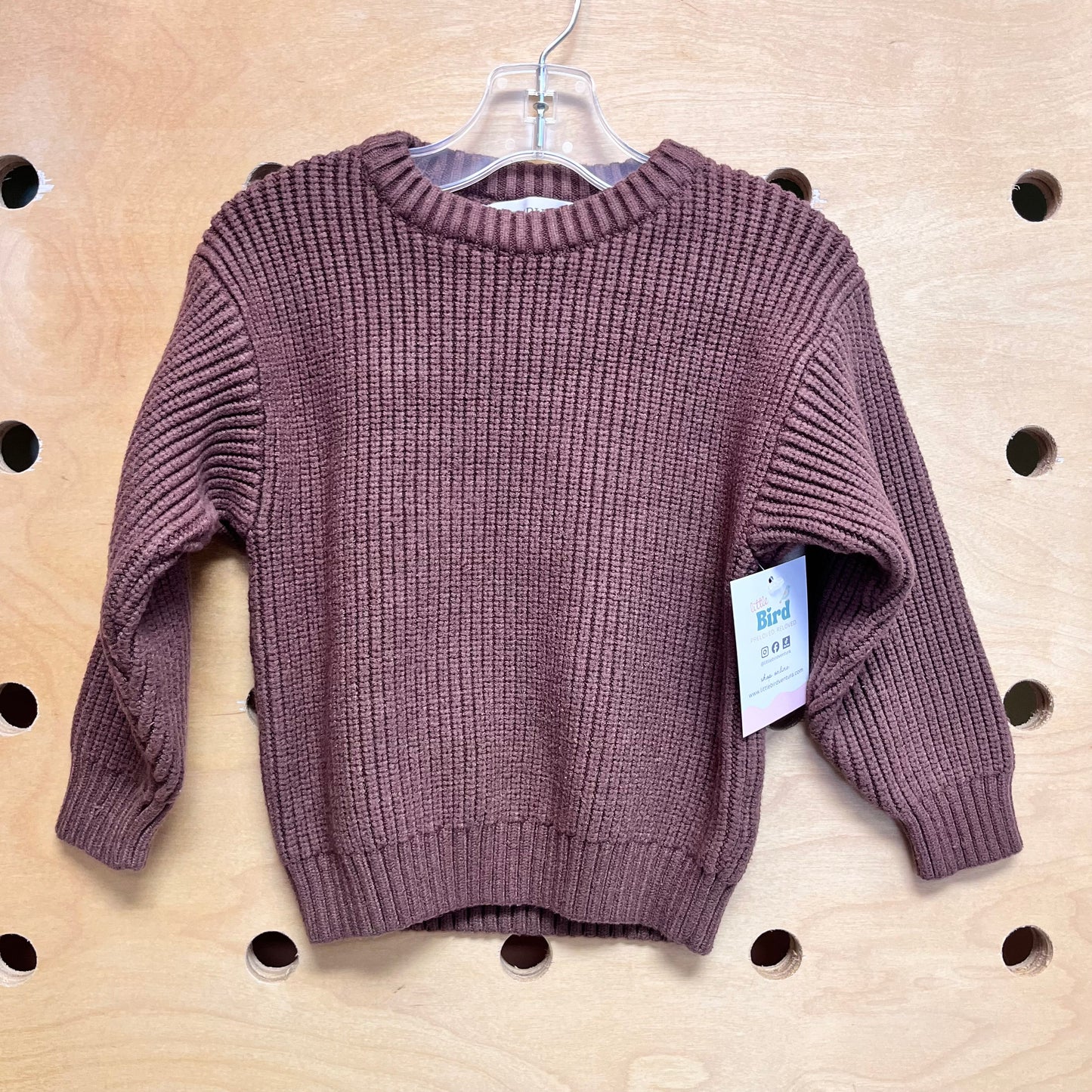 Brown Bamboo Blend Sweater