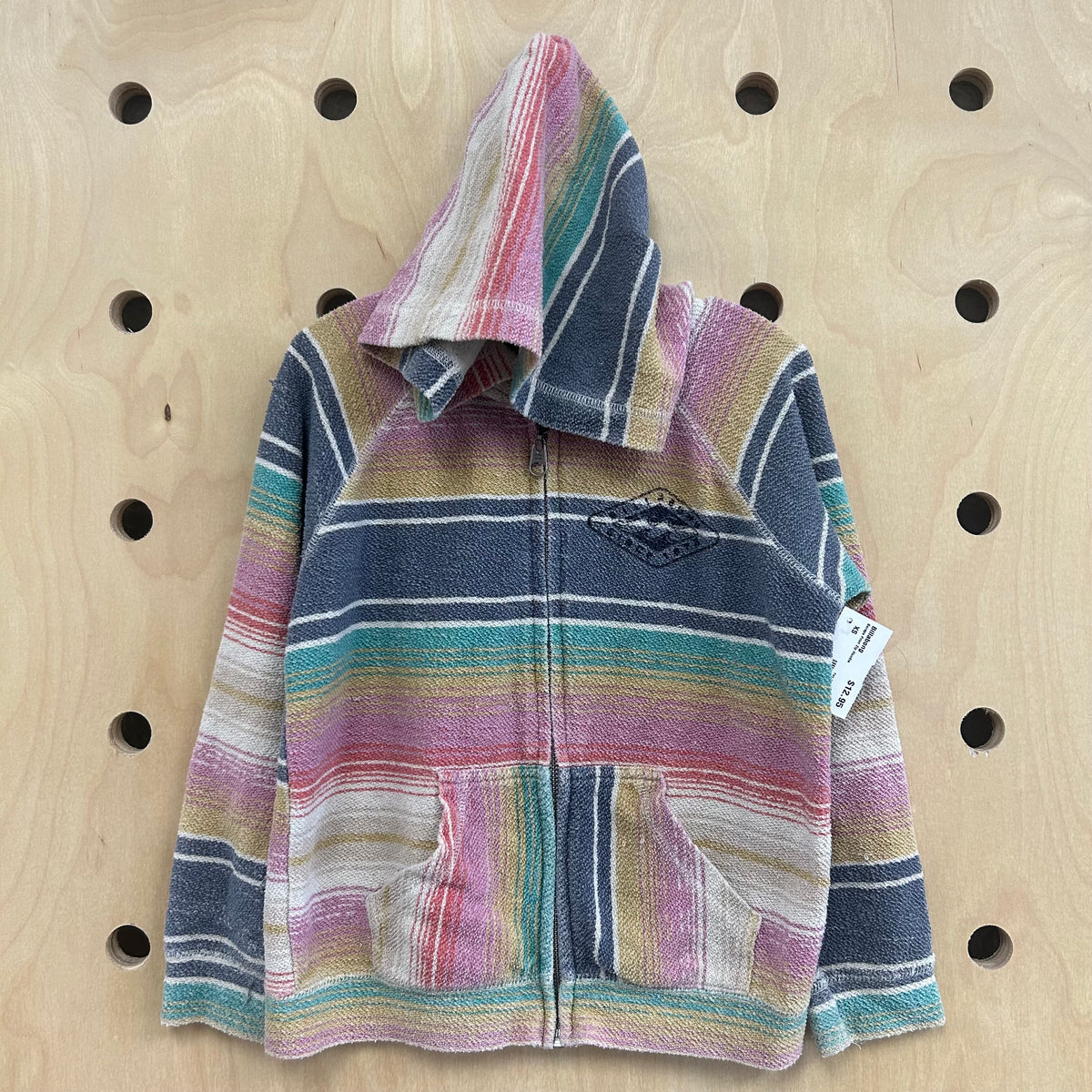 Serape Print Zip Hoodie