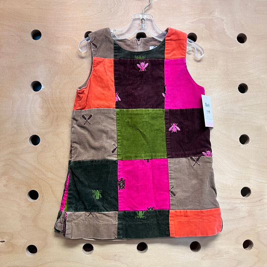 Colorful Patch Insect Dress