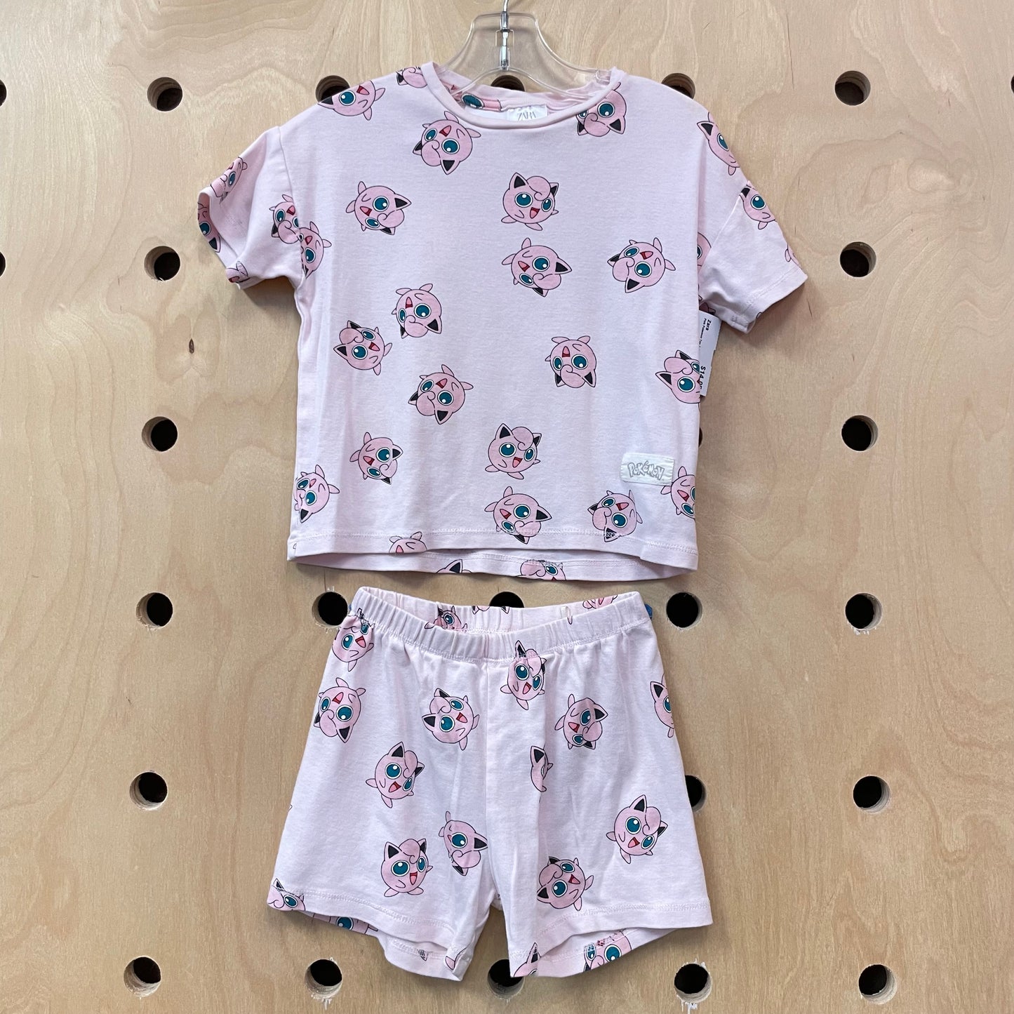 Pink Pokemon Tee & Shorts