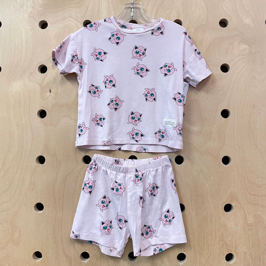 Pink Pokemon Tee & Shorts