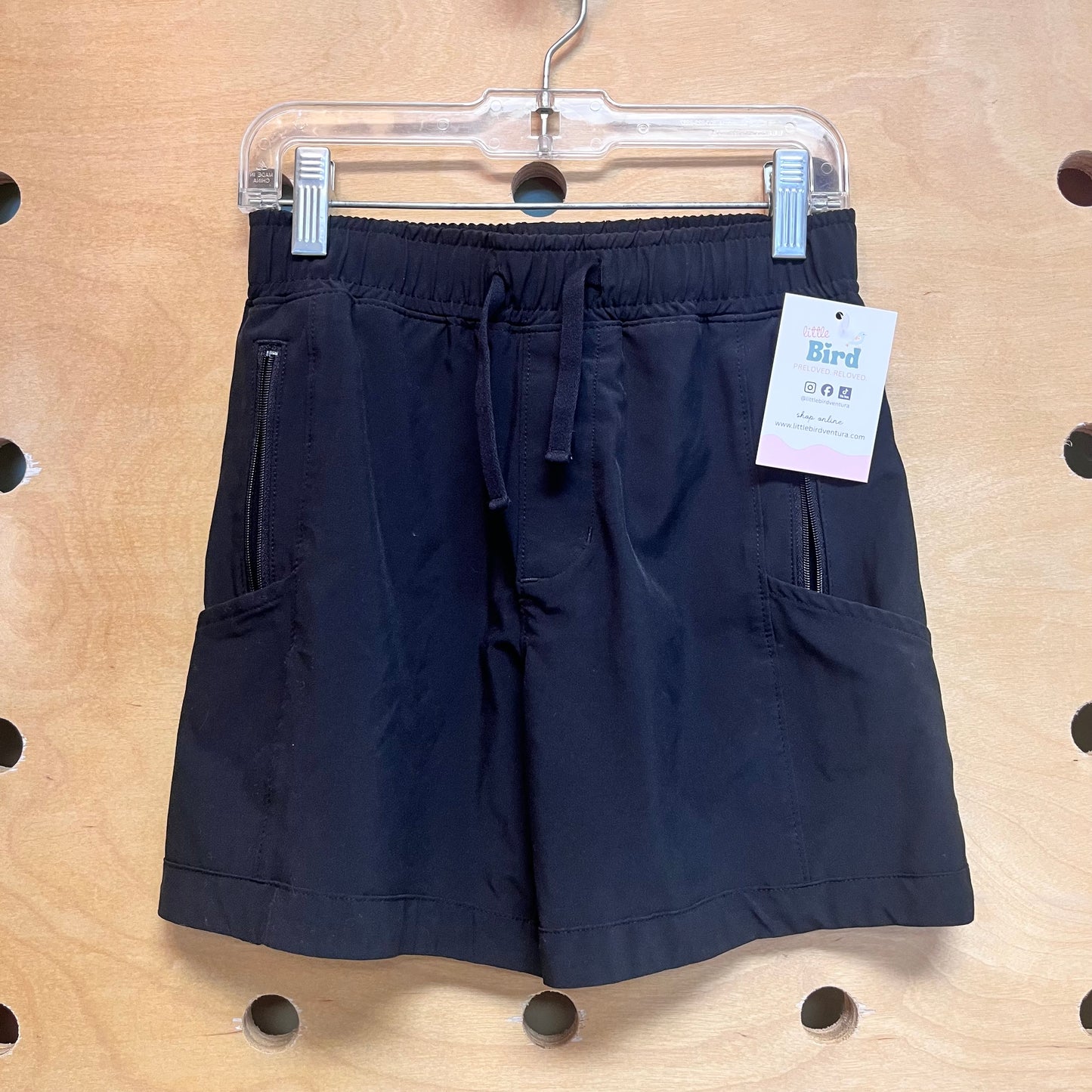 Black Drawstring Shorts