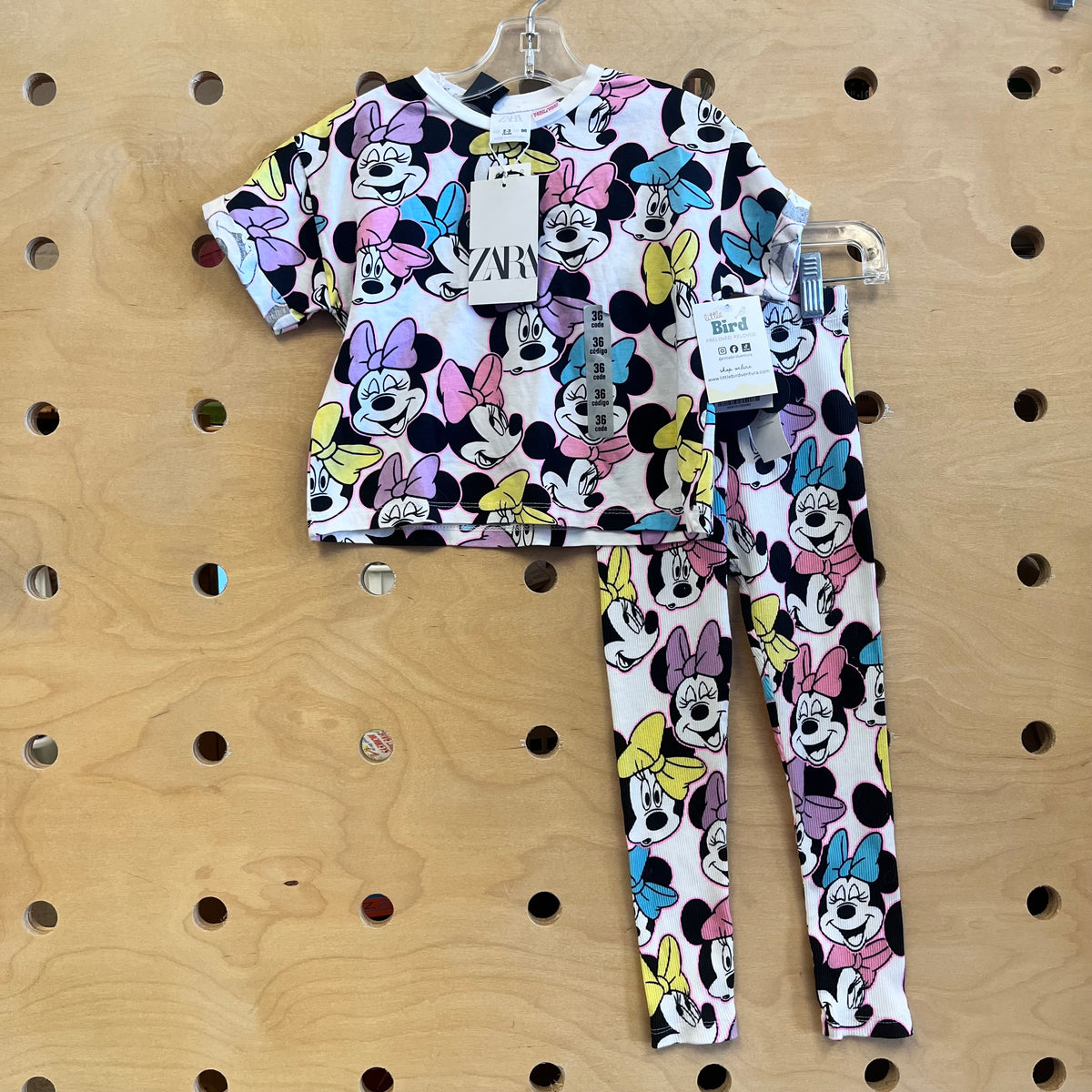 All Over Minnie Print Top & Leggings NEW!