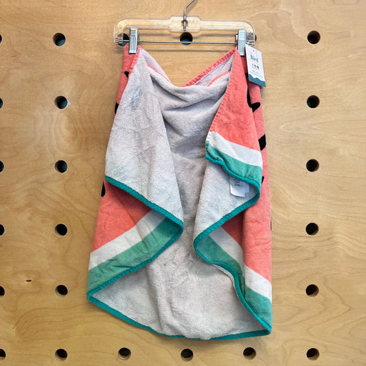 Watermelon Terry Hooded Towel