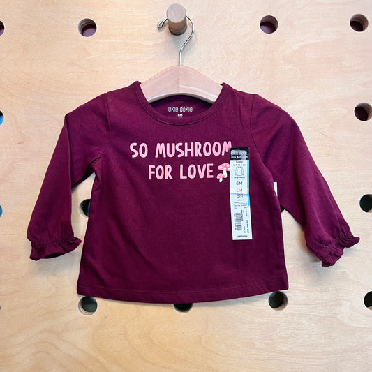 Maroon So Mushroom Tee NEW!