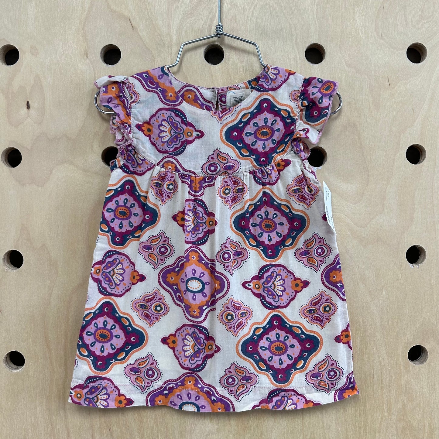 Tan Mod Floral