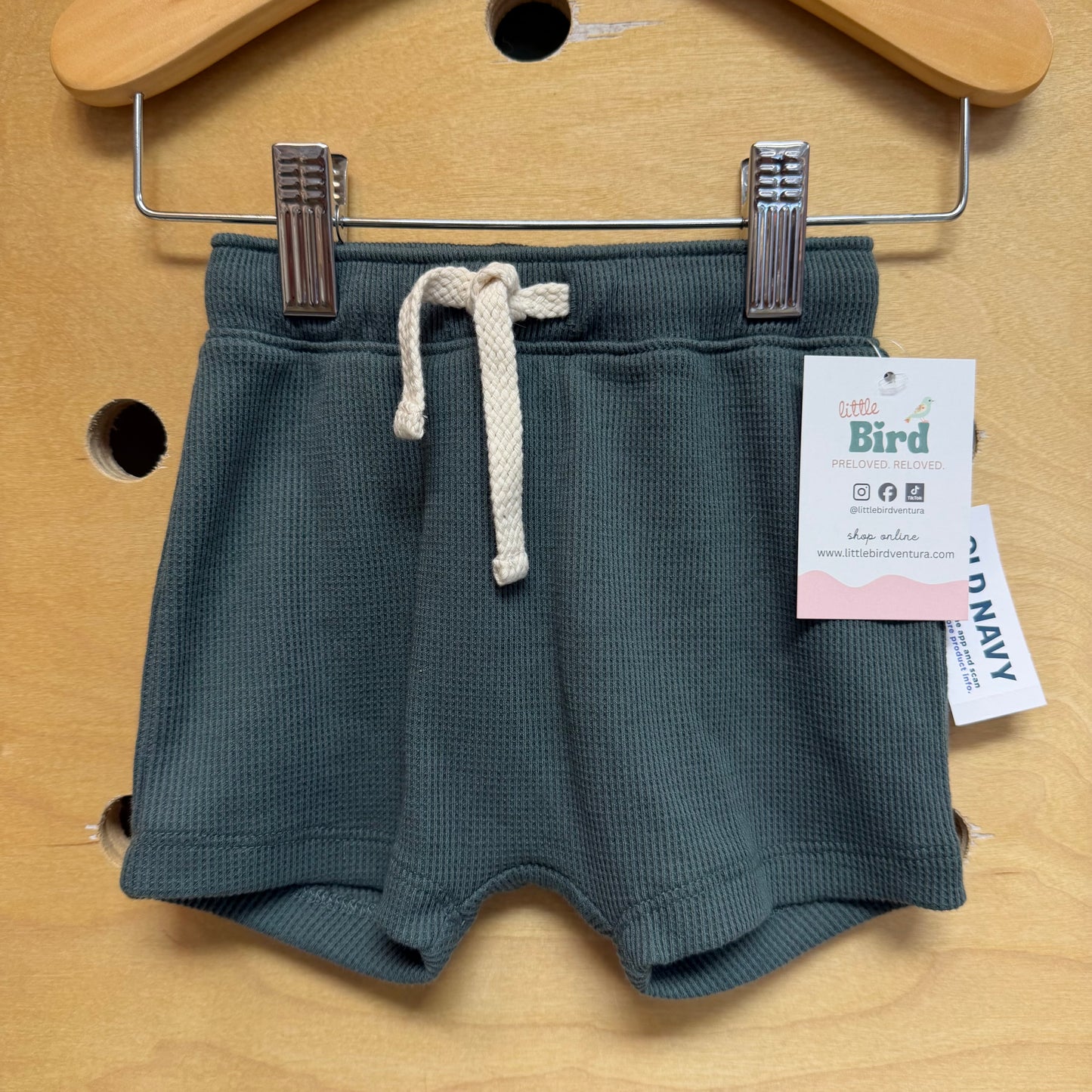 Teal Waffle Knit Shorts NEW!
