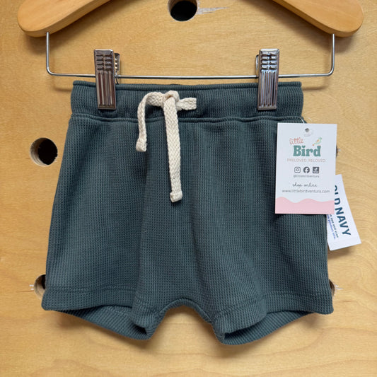 Teal Waffle Knit Shorts NEW!