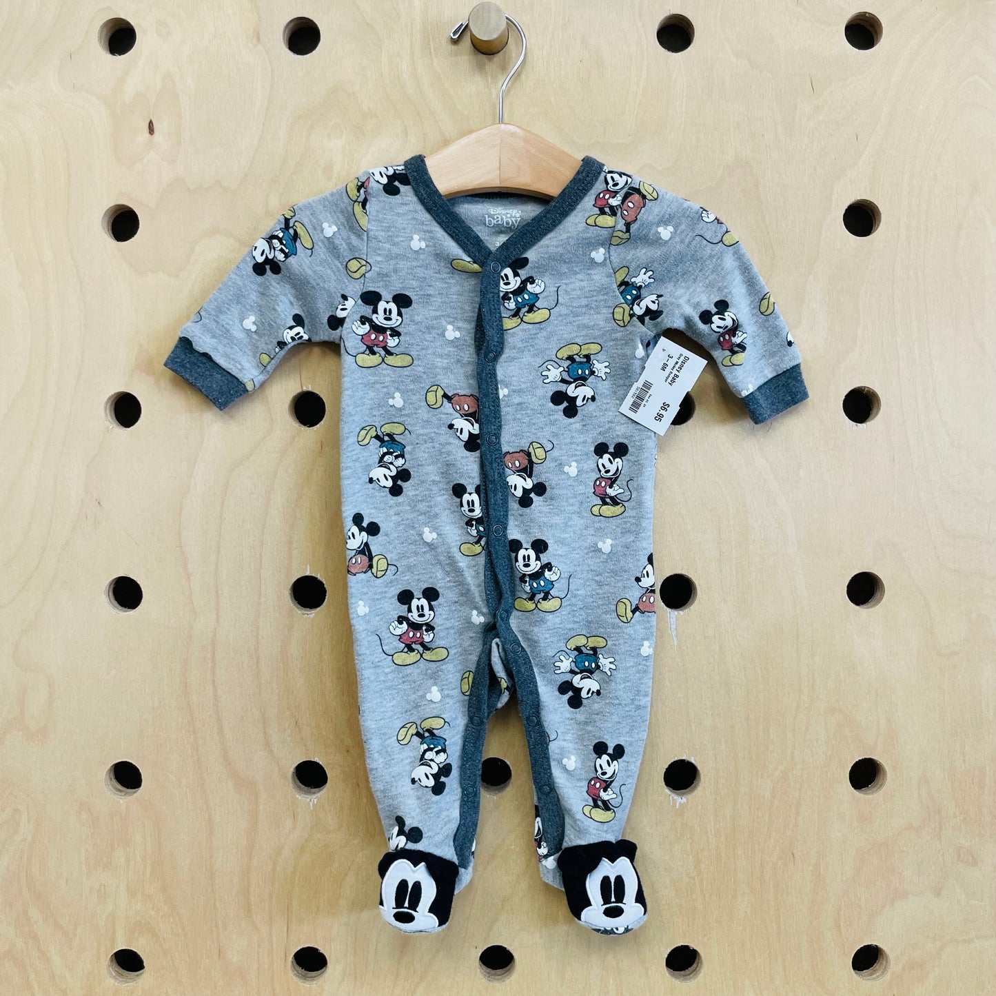 Grey Mickey Romper