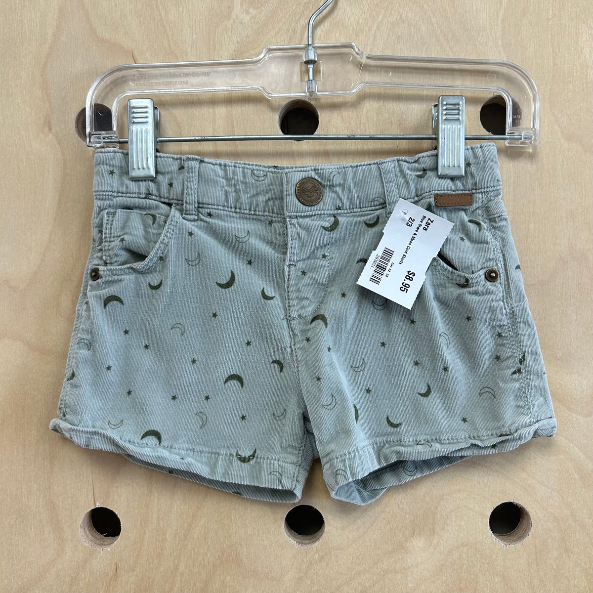 Blue Stars & Moon Cord Shorts