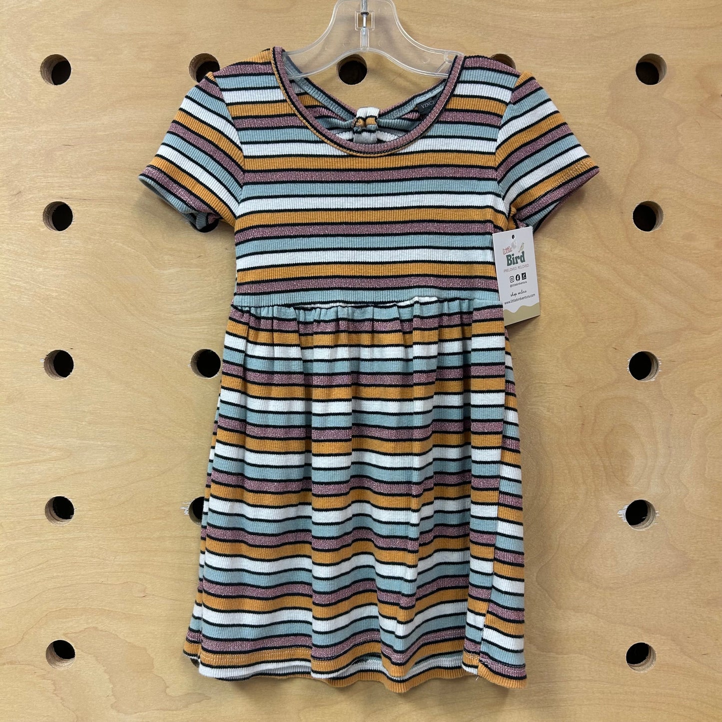 Colorful Striped Dress