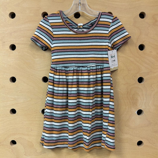 Colorful Striped Dress