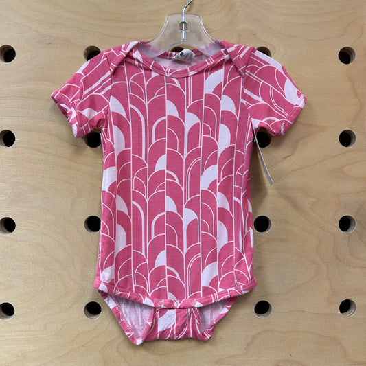 Pink/White Bamboo Bodysuit