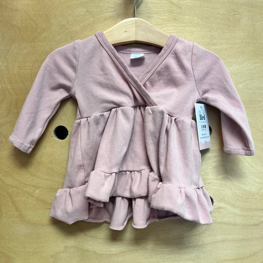 Pink Wrap Dress
