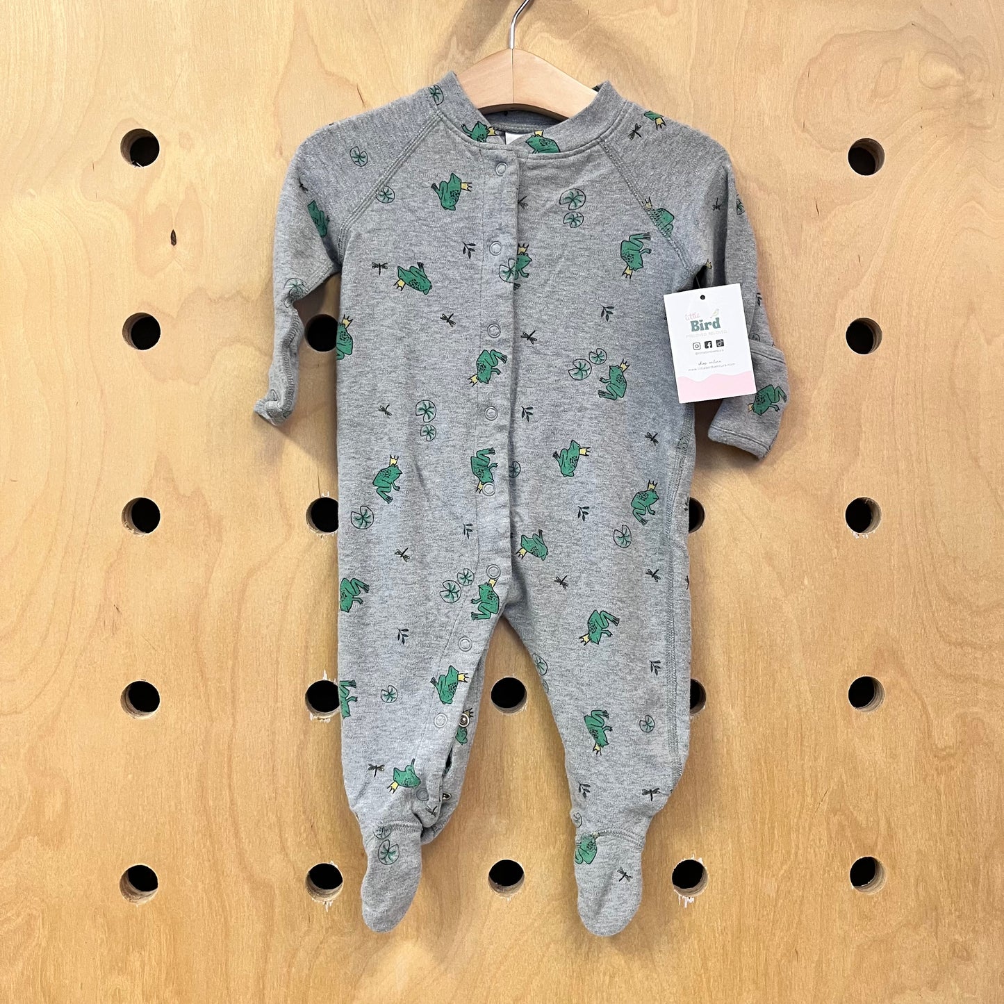 Grey Organic Frog Prince Footies