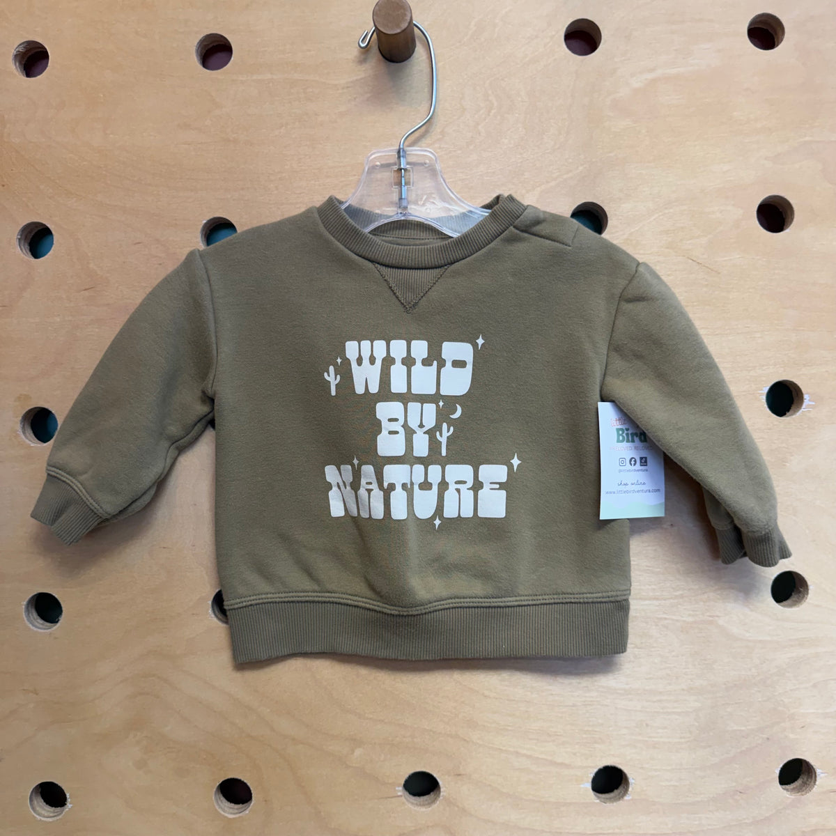 Green 'Wild By Nature' Pullover