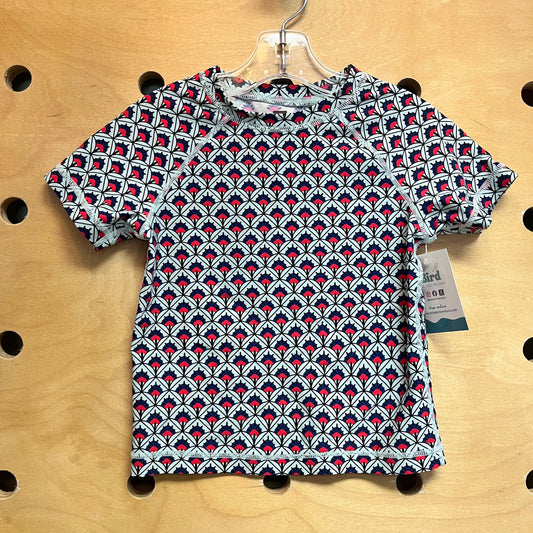 Blue/Red Swim Shirt
