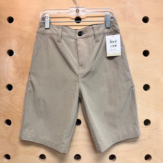 Tan Hybrid Shorts