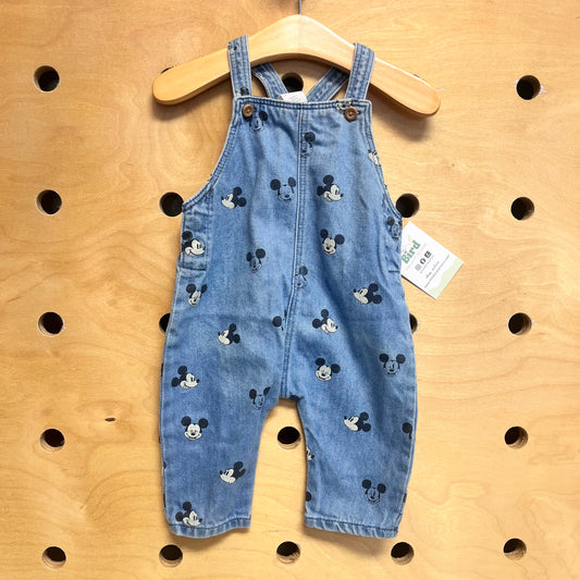 Denim Mickey Overalls