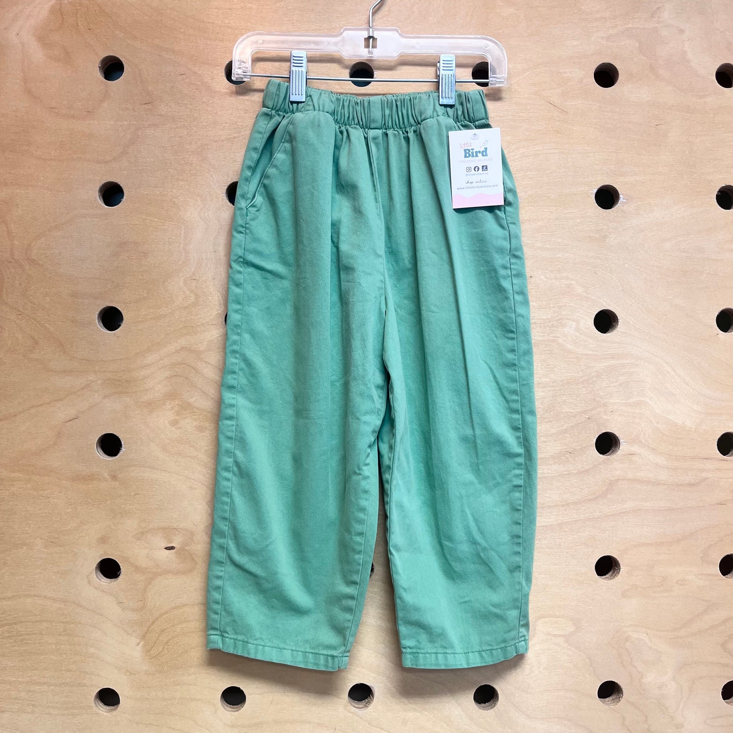 Green Wide Leg Pants