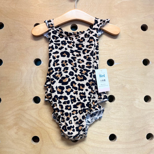 Black/Brown Cheetah Print Romper