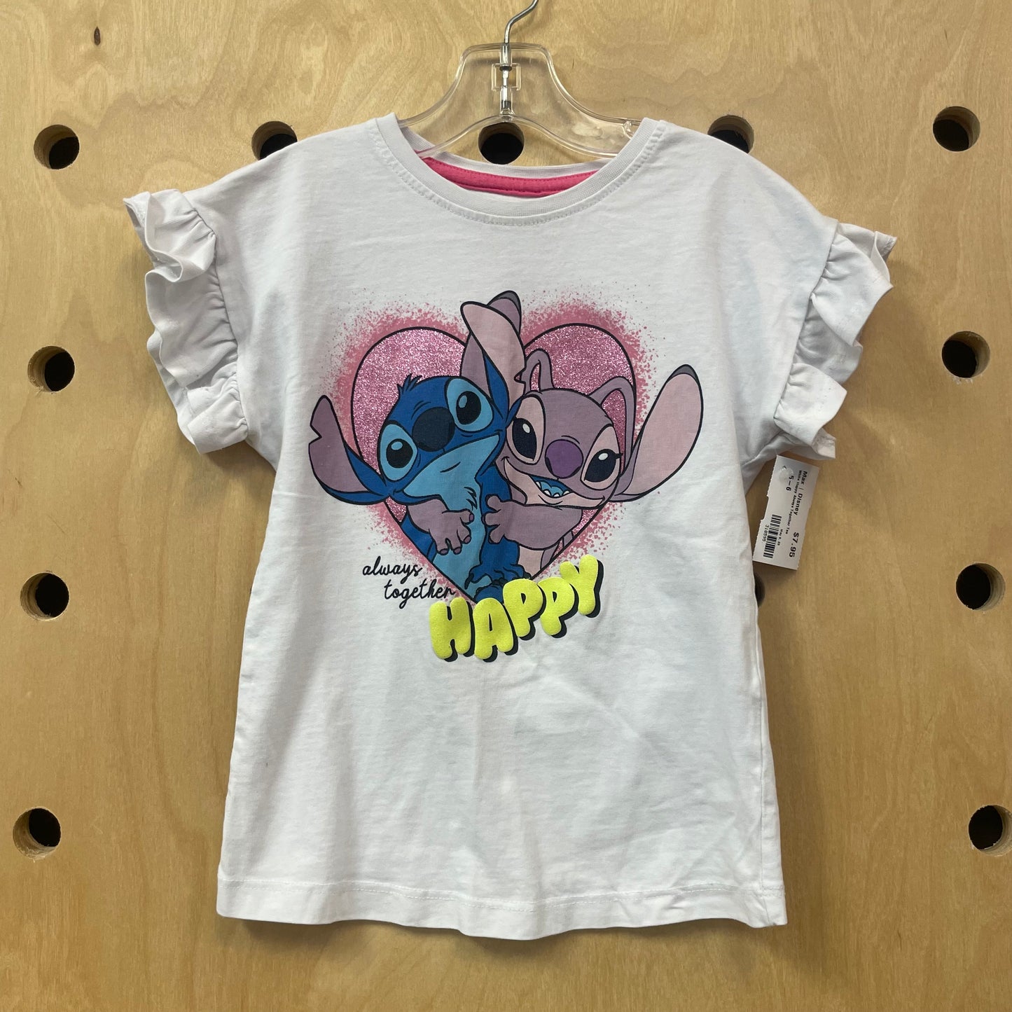 White Happy Always Together Tee