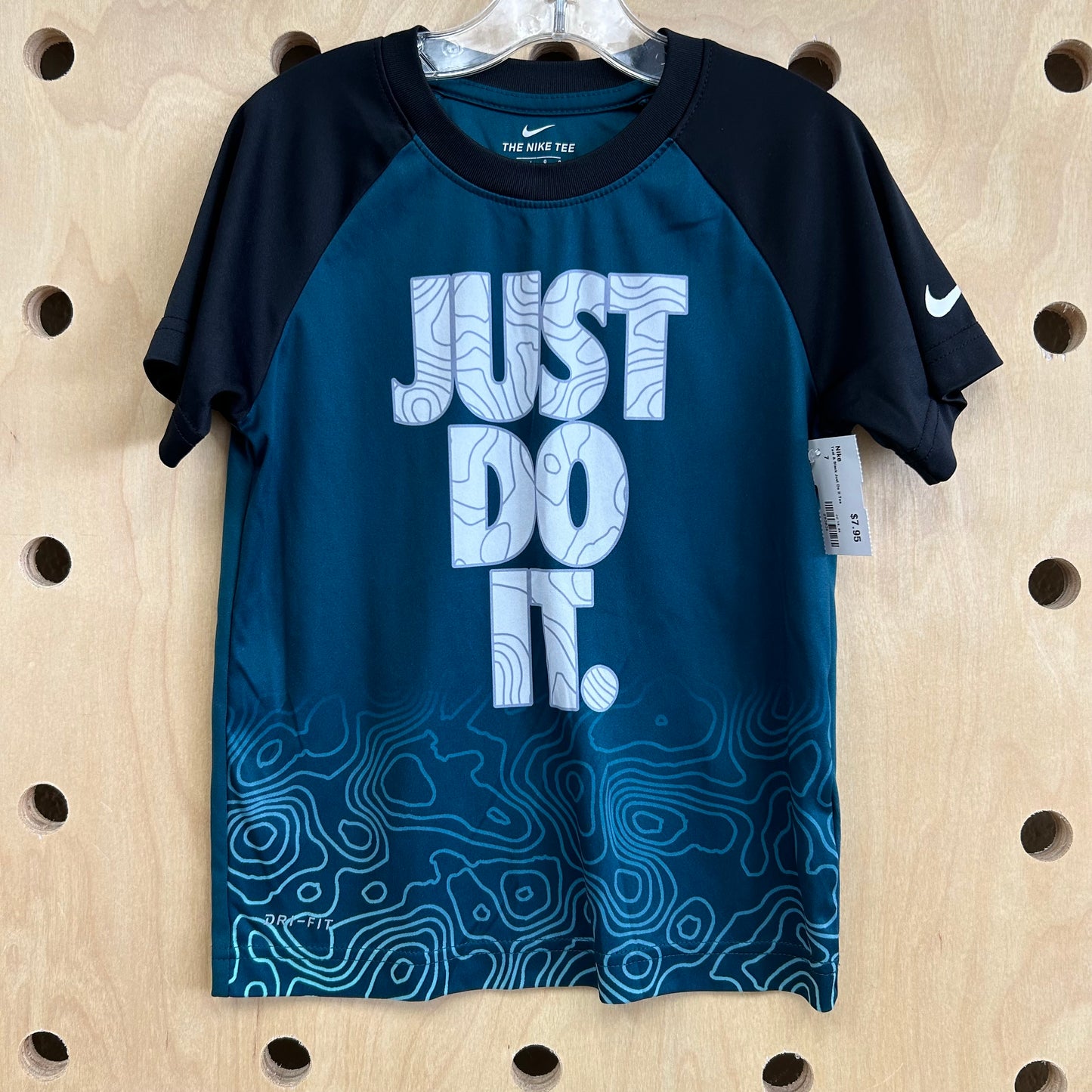 Teal & Black Just Do It Tee