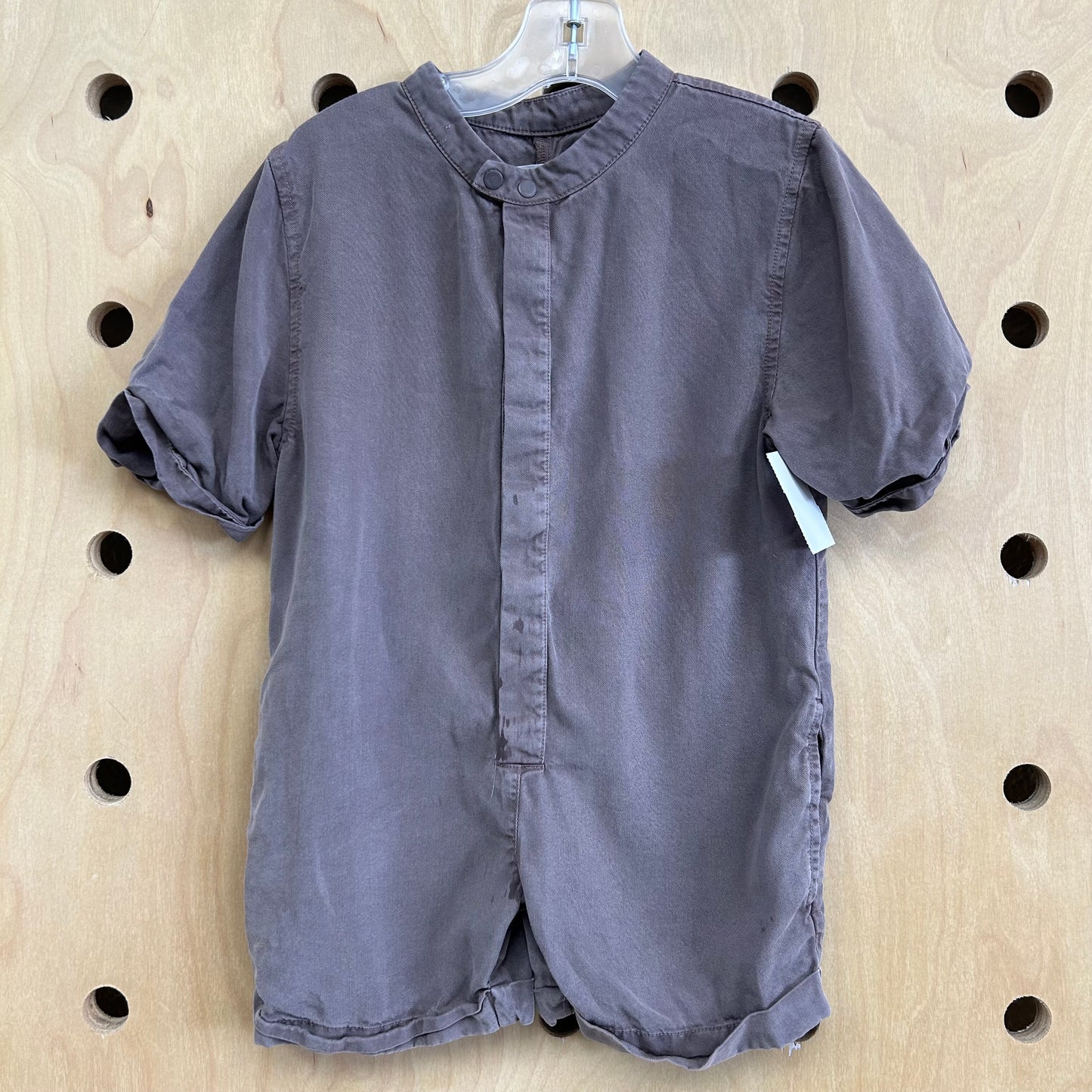 Grey Snap Romper