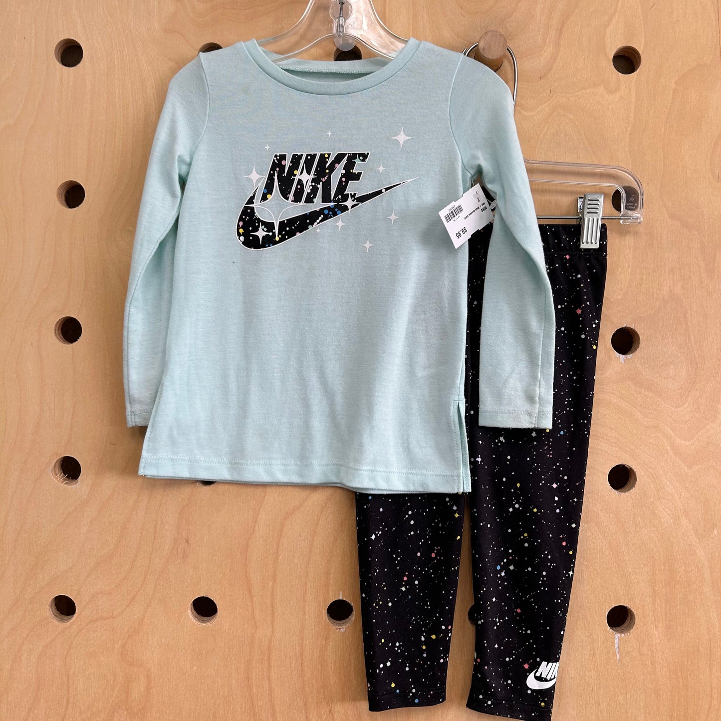 Mint + Black Speckles Outfit