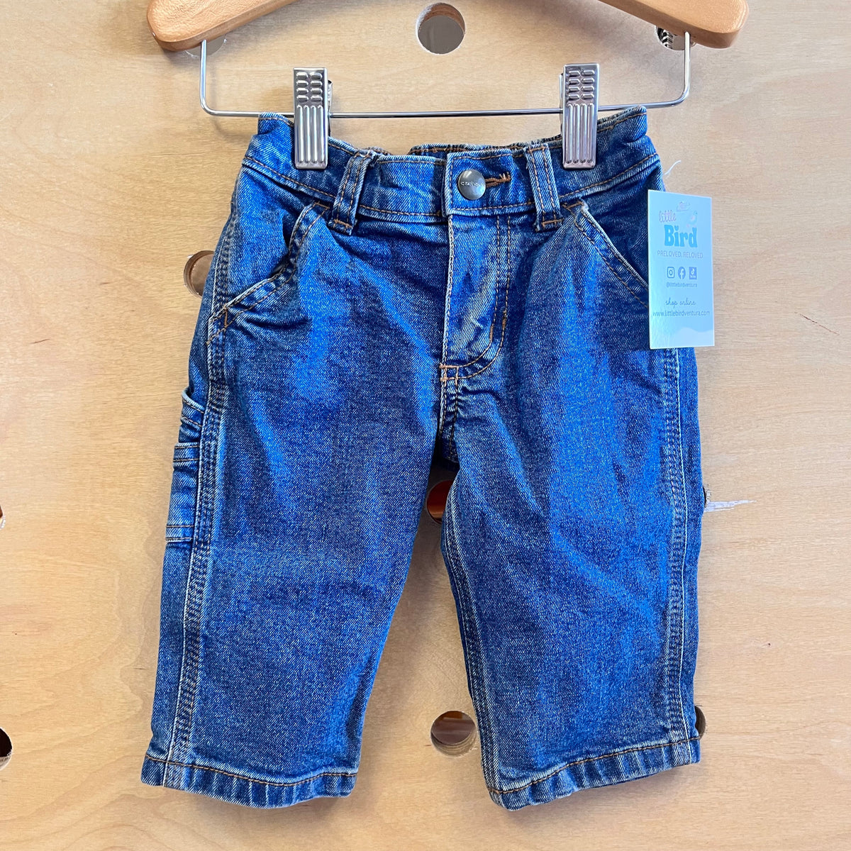Straight Leg Denim Pants