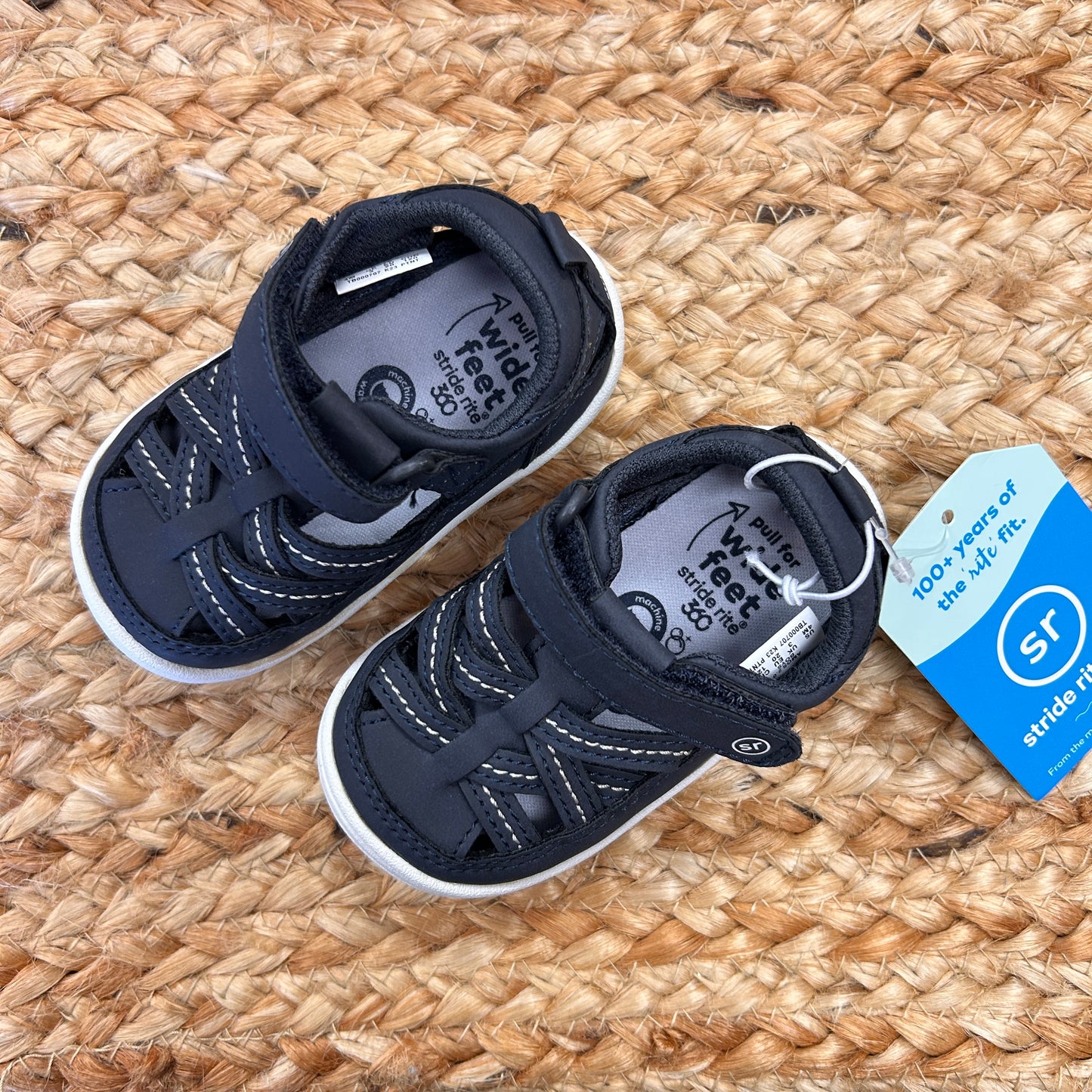 Gray Velcro Sneaker Sandals NEW!