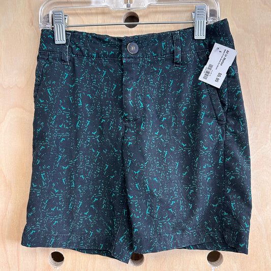 Black & Teal Quick Dry Shorts