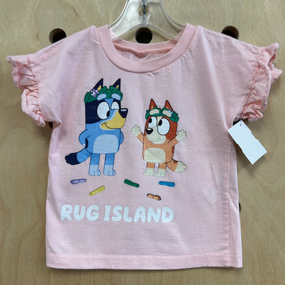 Pink Bluey Rug Island Top