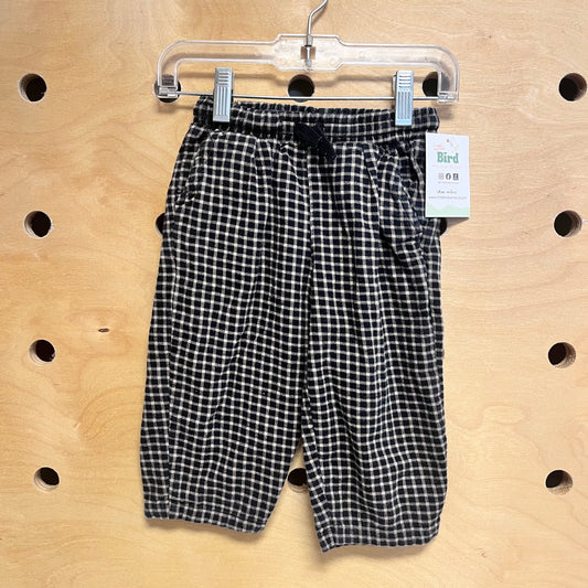 Black/Tan Plaid Soft Pants