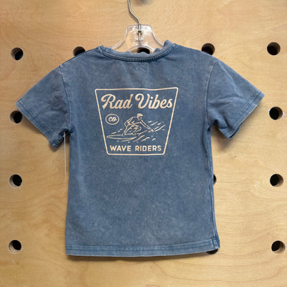 Blue Rad Vibes Wave Riders Tee