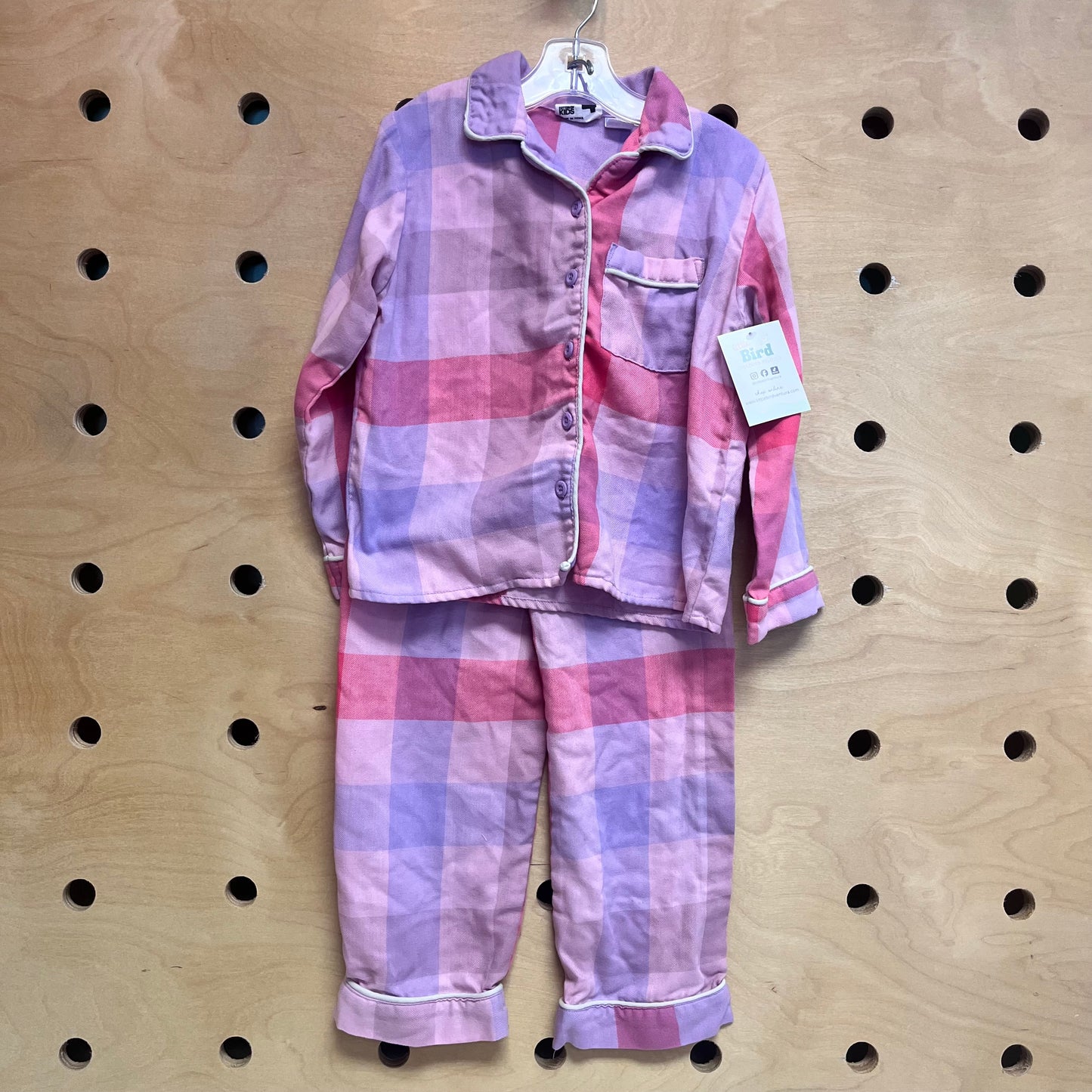 Pink/Purple Plaid Pajamas