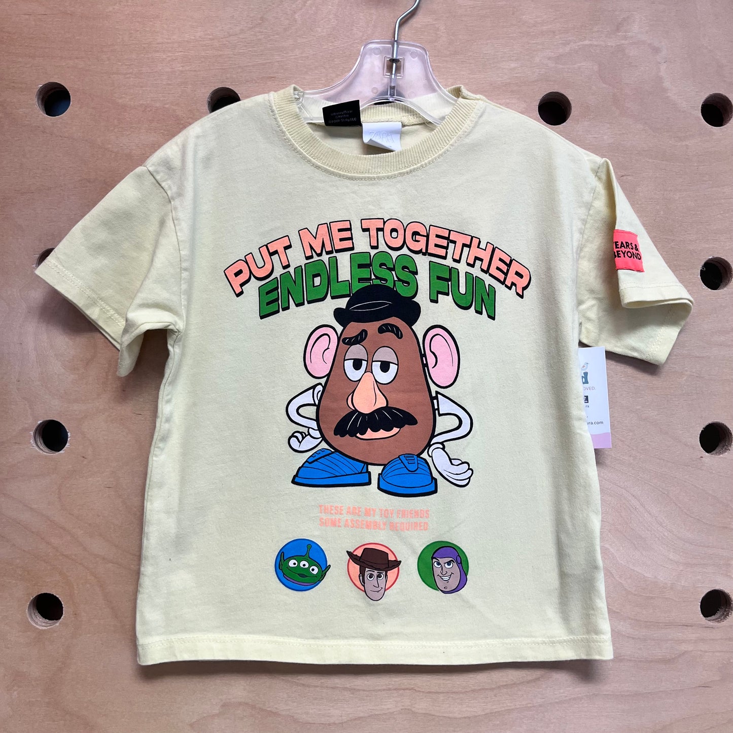 Yellow Mr Potato Head Tee