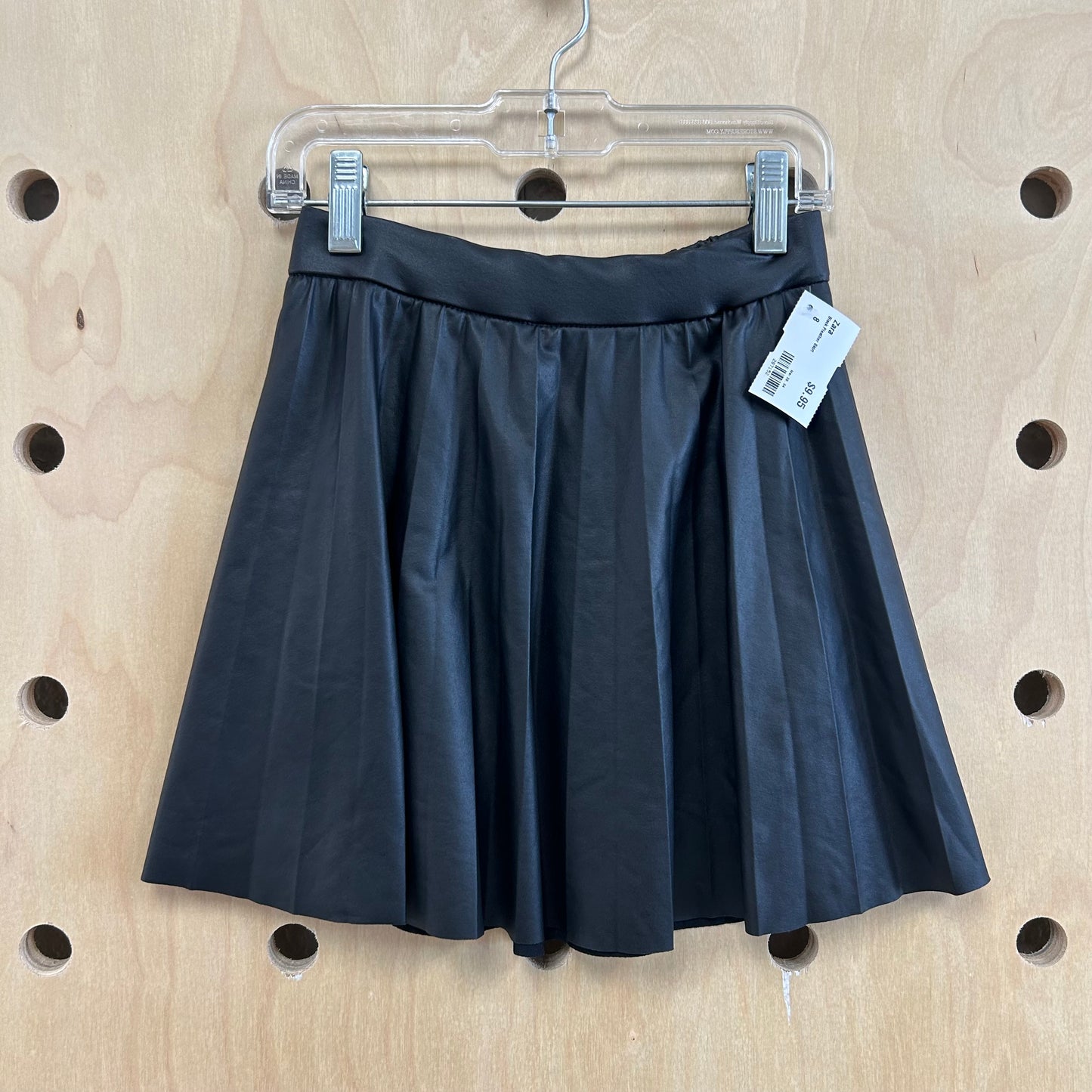 Black Pleather Skirt