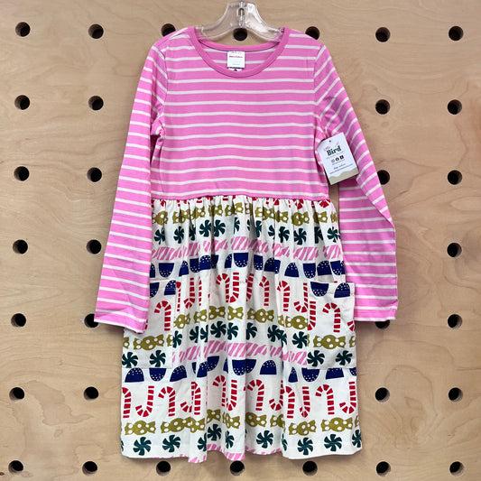 Pink Striped Candy Cane Dress NEW!