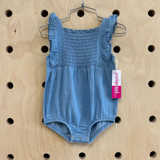 Denim Bubble Romper NEW!