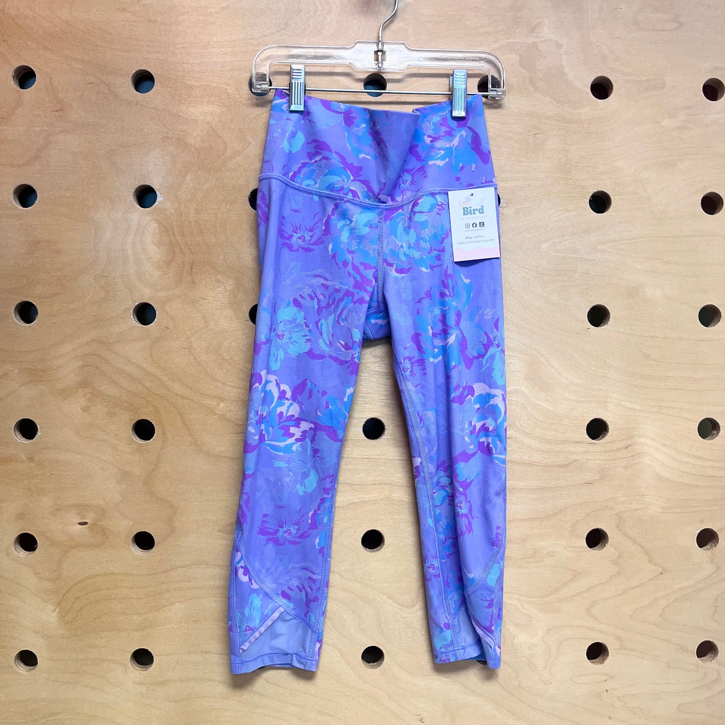 Lavender Floral Active Leggings