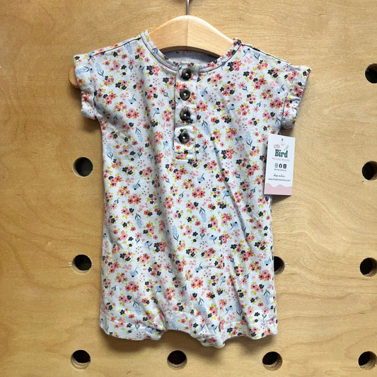 Organic Floral Romper