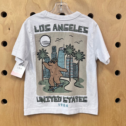 Skating Bear Los Angeles Tee