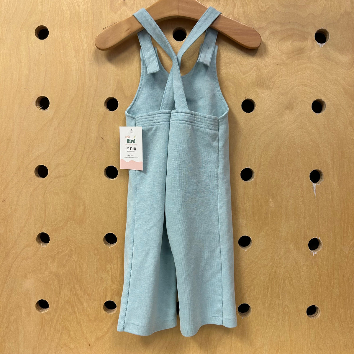 Light Blue Lion Romper