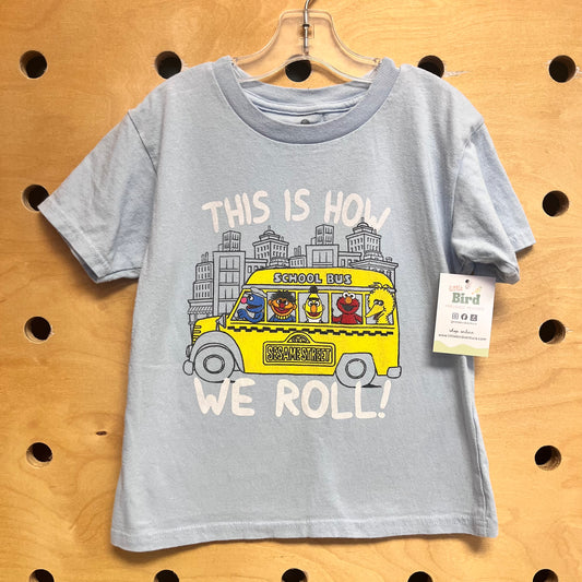 Blue 'This Is How We Roll" Tee