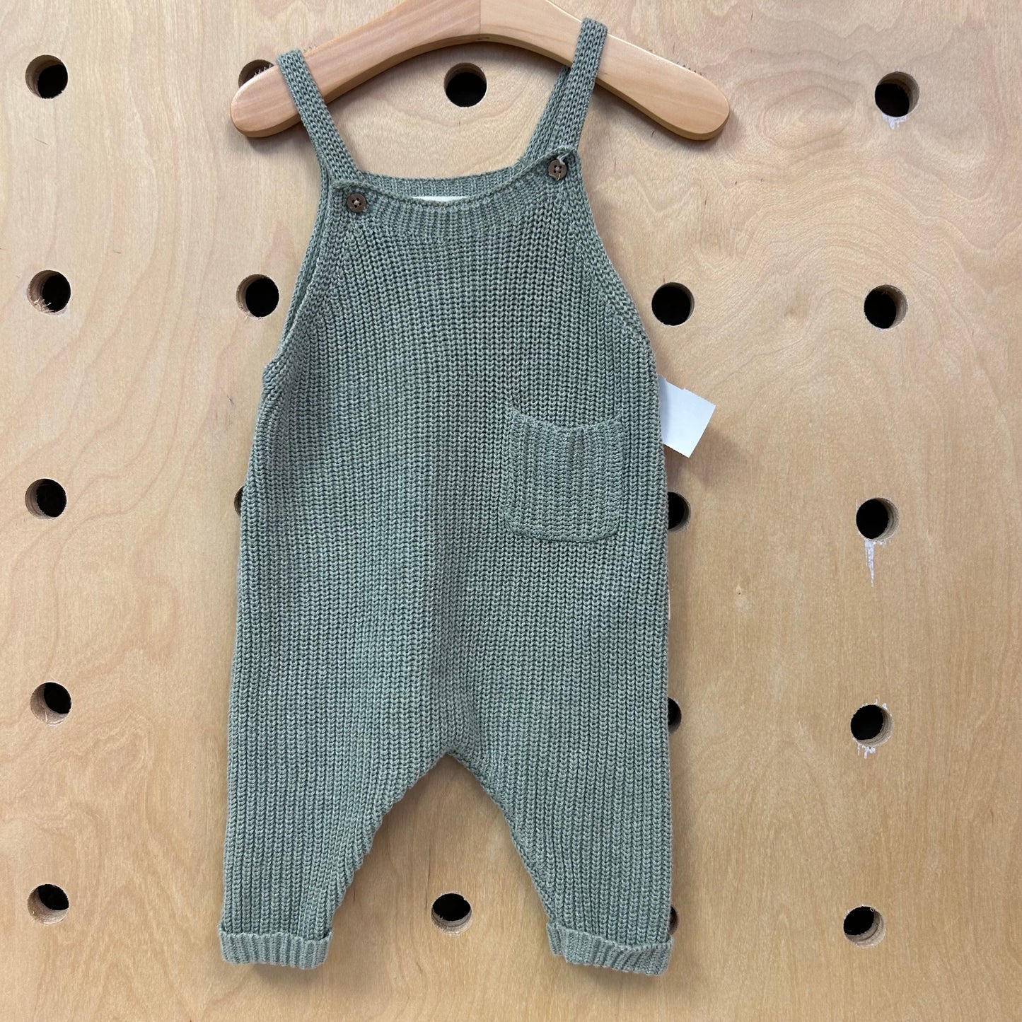 Green Knit Organic Romper