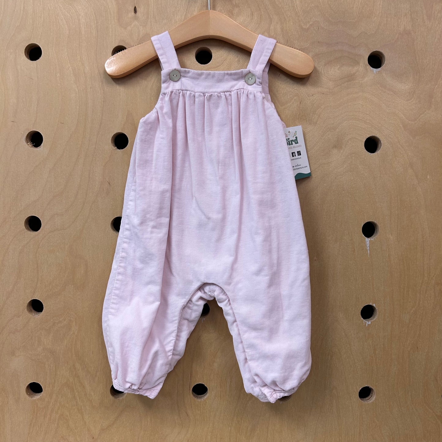 Pink Cord Romper