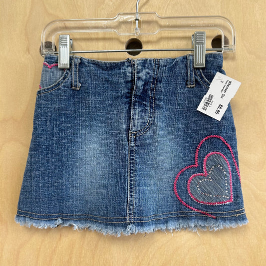 Denim Heart Skirt