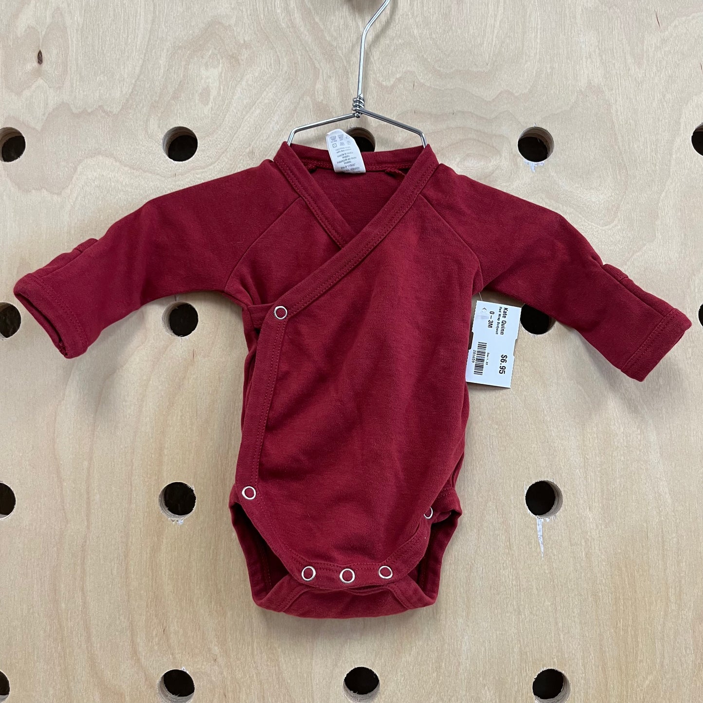 Red Wrap Bodysuit